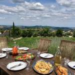 Alfresco dining with views