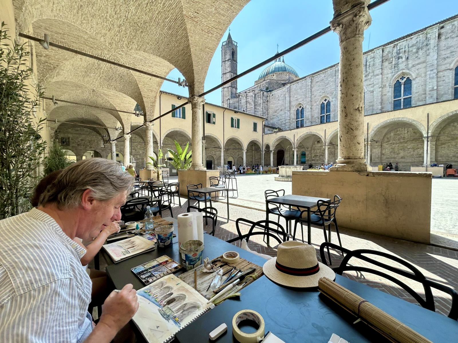 Watercolour Sketchbooking in Italy, The Retreat, Le Marche