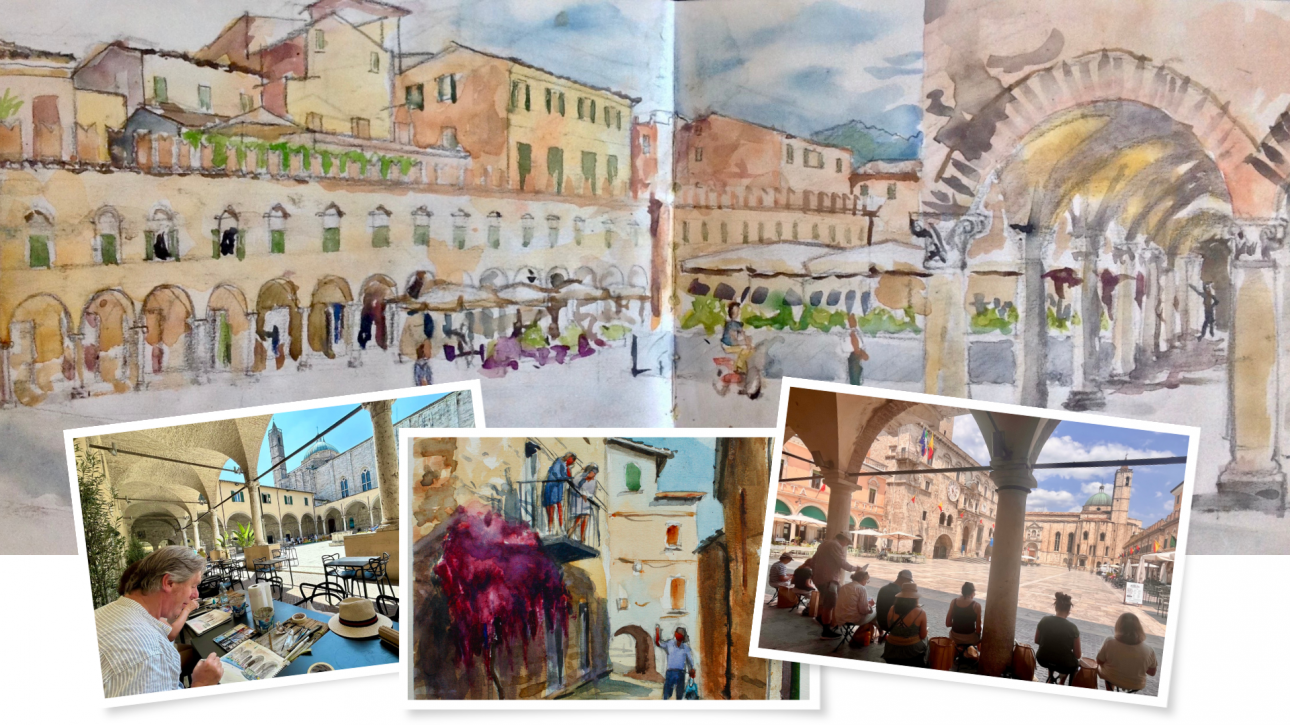 Watercolour Journalling Italy