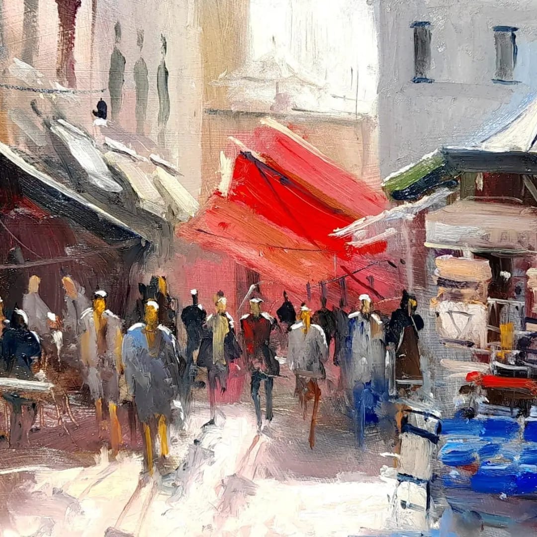 Ian Layton Oil Painting, Venice
